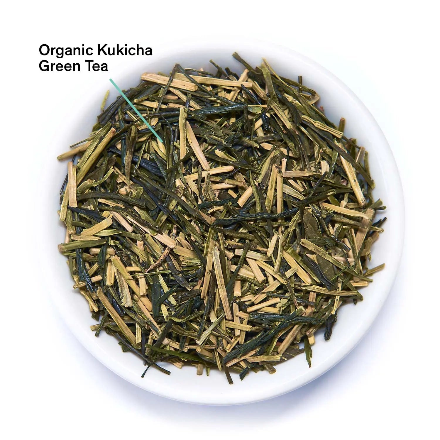 Essentials Bright Green Green Tea organic kukicha from Kagoshima with lemon and honeysuckle notes in tea bags