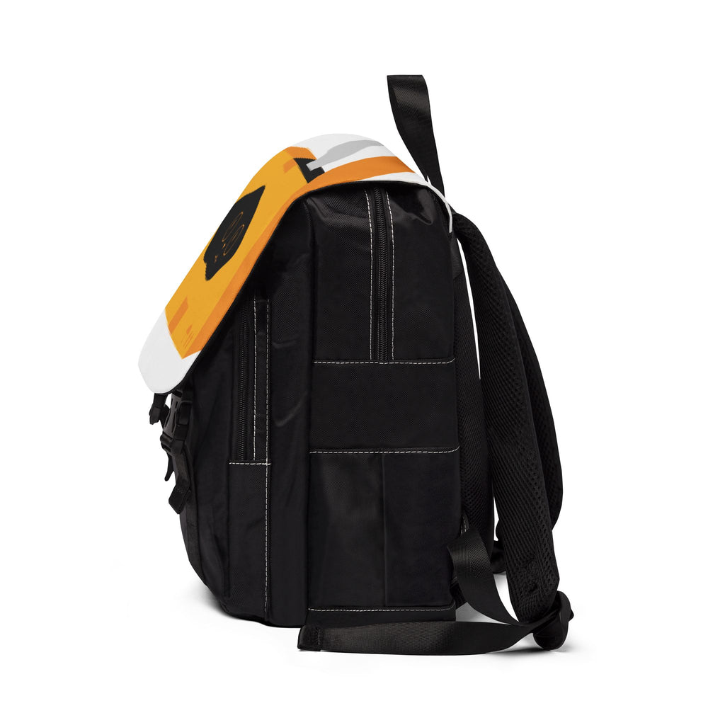 Cat in a Box Shoulder Backpack — Cute Cartoon Cat Pack for Kids & Students