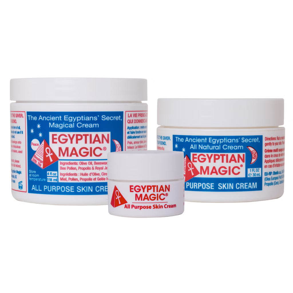 SK-II Facial Treatment Essence bottle with Egyptian Magic skin cream set for skincare routine