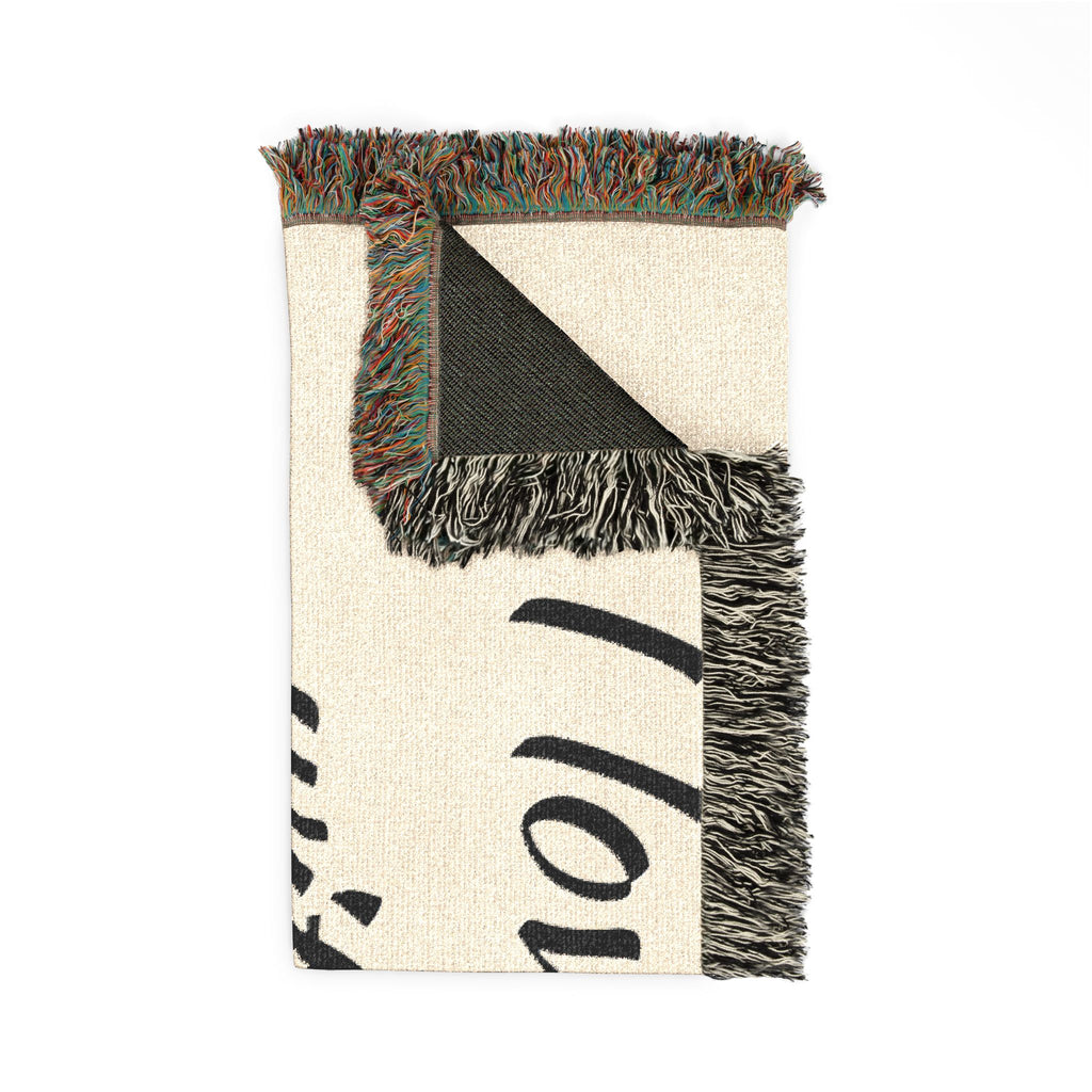 Woven Blanket — "I Love You With All My Butt" Funny Romantic Throw Blanket