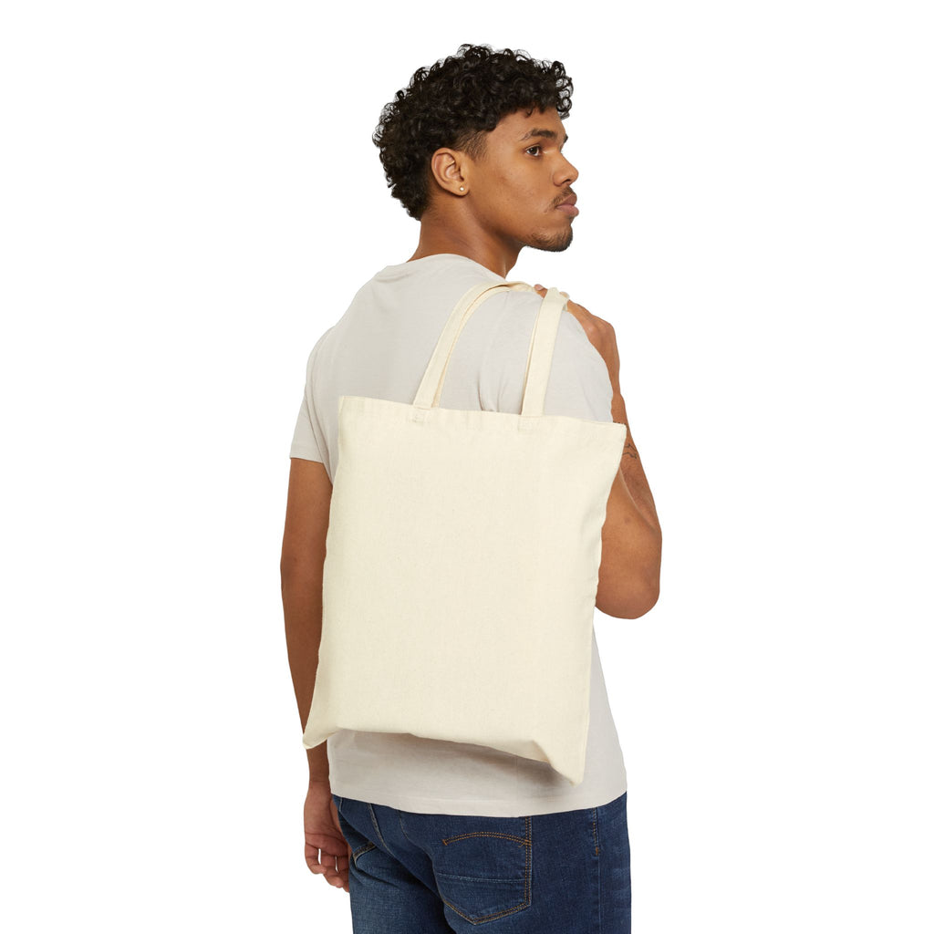 Heart Print Tote Bag - Red Love Canvas Grocery & Gift Tote