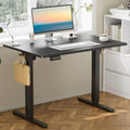 Adjustable Height Standing Desk -40/48/55/63 Inches Electric Sit Stand Up Desk with Ergonomic Design for Home Office, Cafes, Catering, Event Holding, 4 Colors, Gaming Desk Workstation Lift Rising Desk