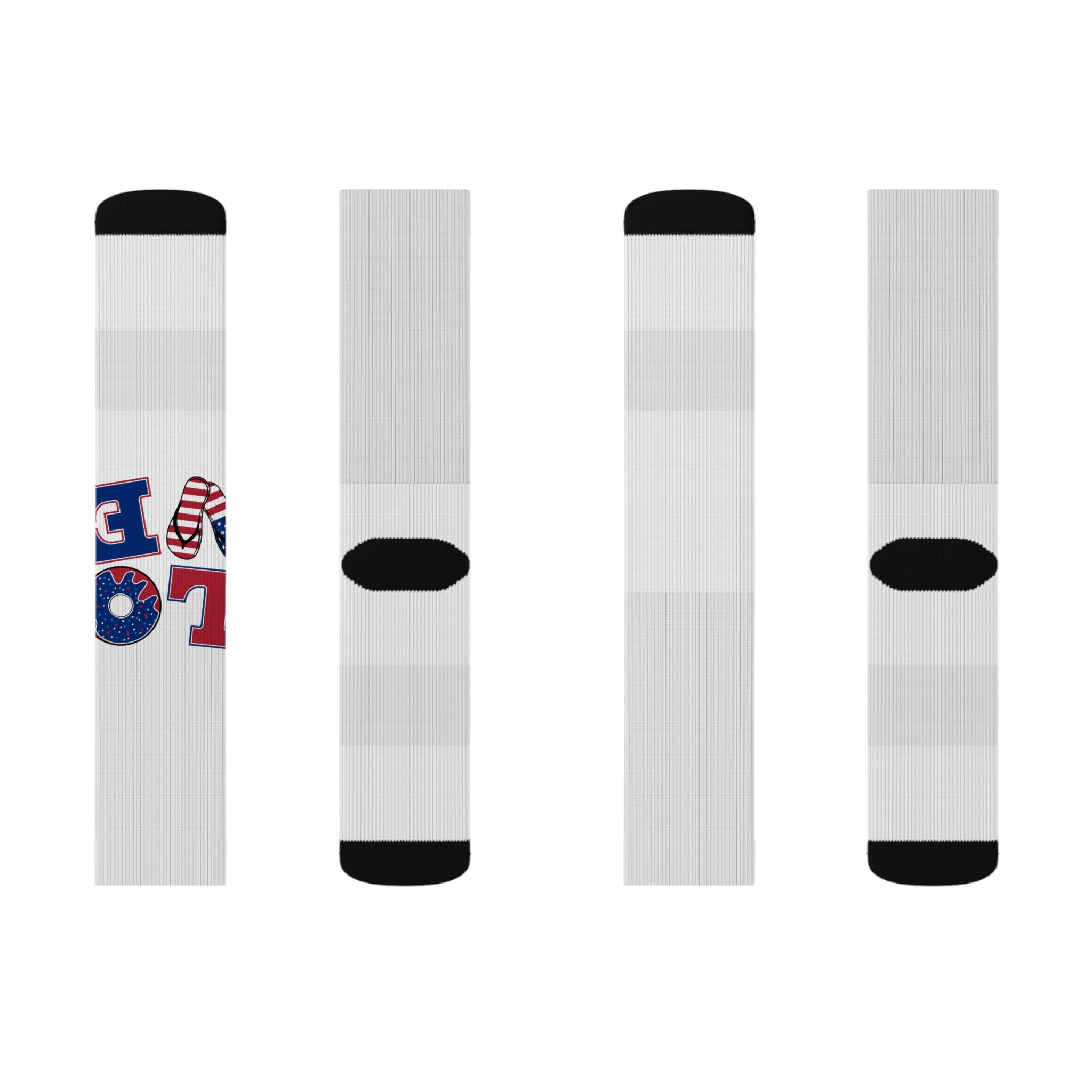 Patriotic LOVE Sublimation Socks