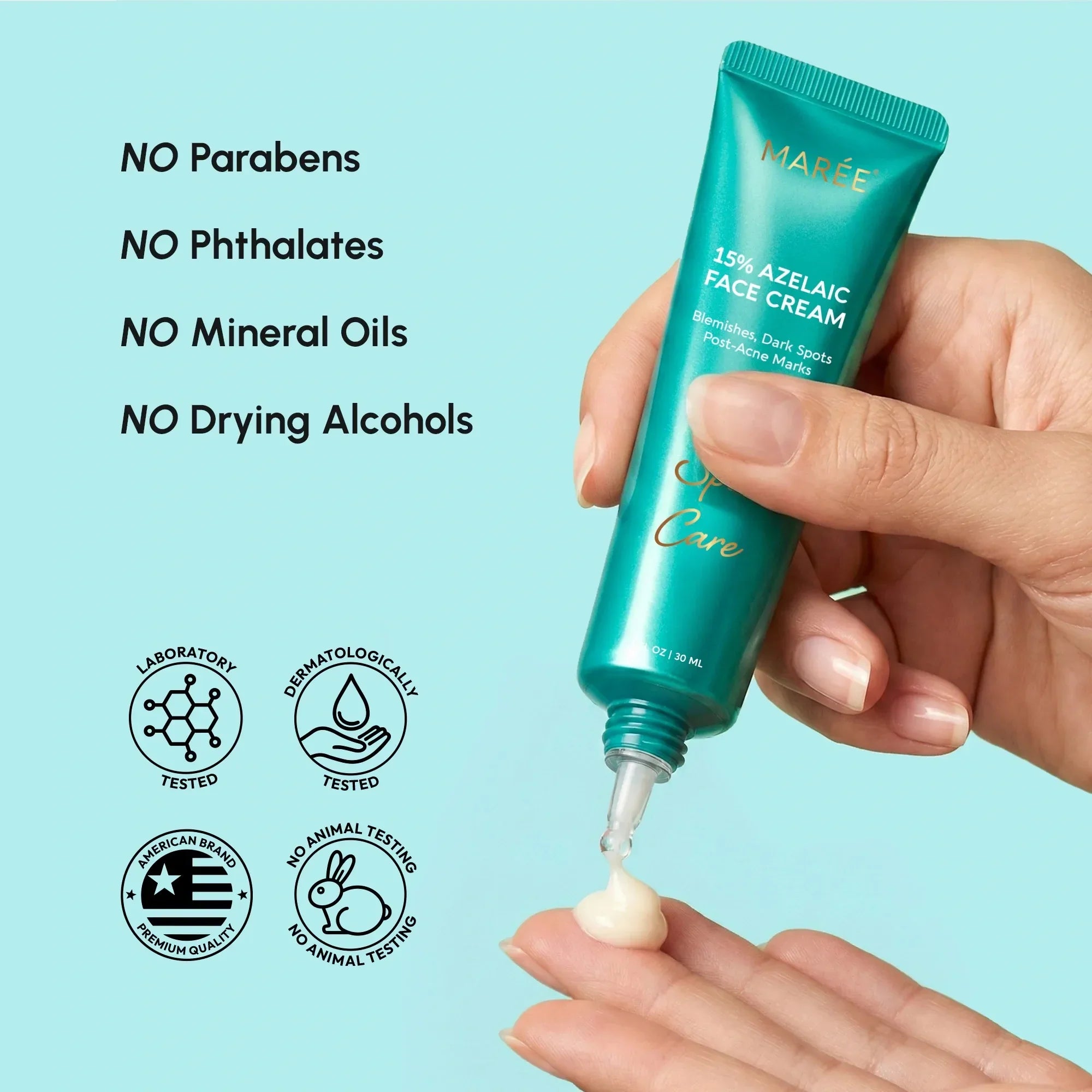 Azelaic Acid Cream soothing sensitive skin with blemish removal and hydration