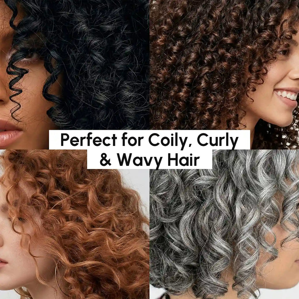 Curl Repair Hair Mask jar with nourishing oils for frizzy and damaged curly hair care