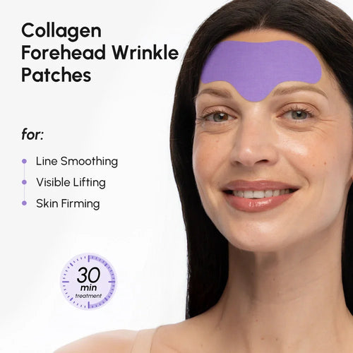 Anti-wrinkle forehead patches smoothing skin and reducing wrinkles for a youthful look