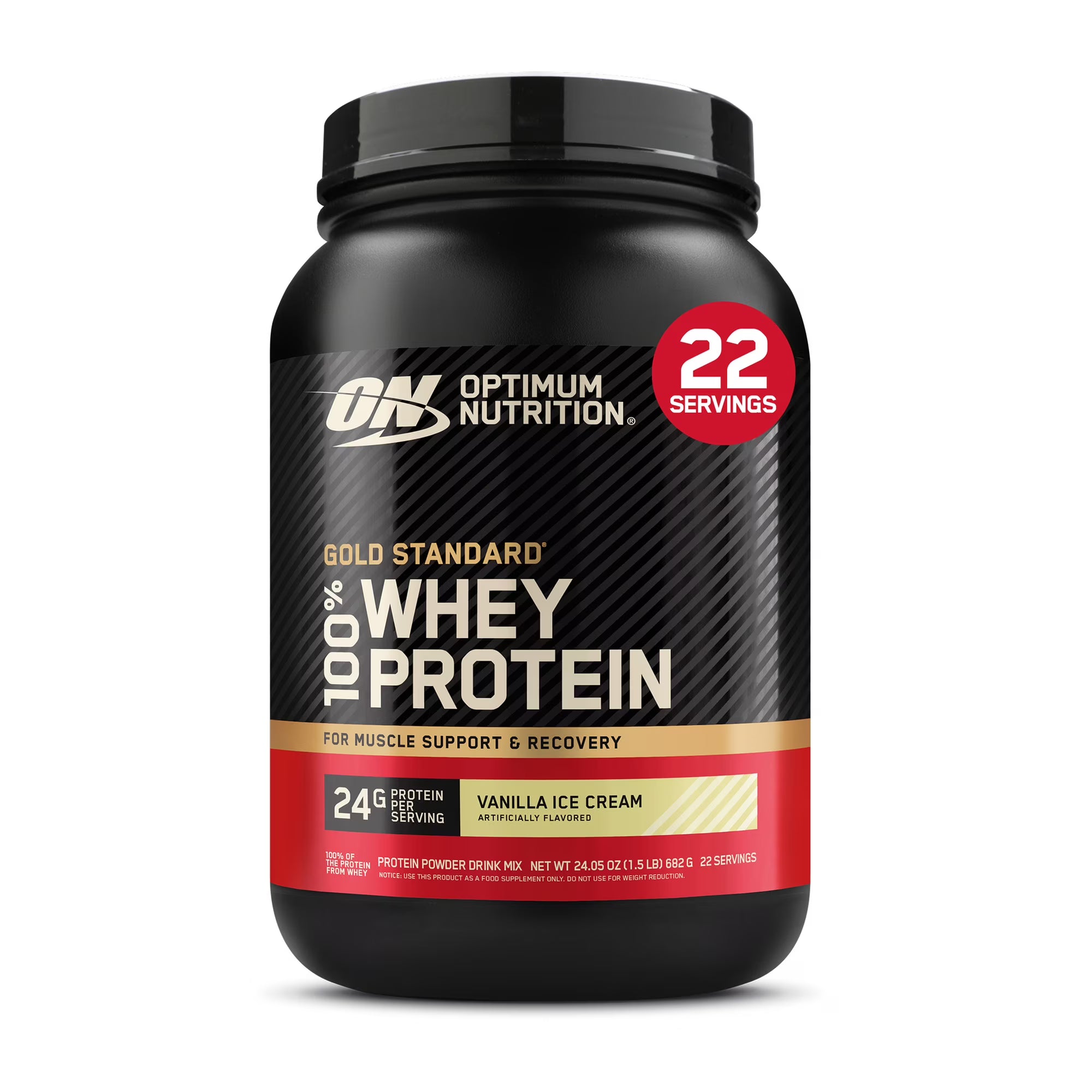Isopure Zero Carb vanilla whey protein powder container with 14 servings for muscle recovery and low-carb diets