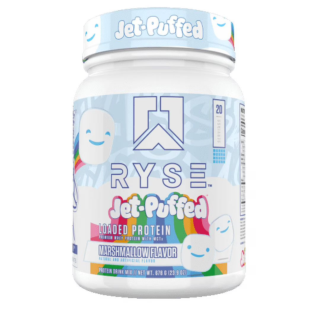 RYSE Loaded Whey Protein Isolate Zero Carb Jet Puffed Marshmallow Post Workout by Josla