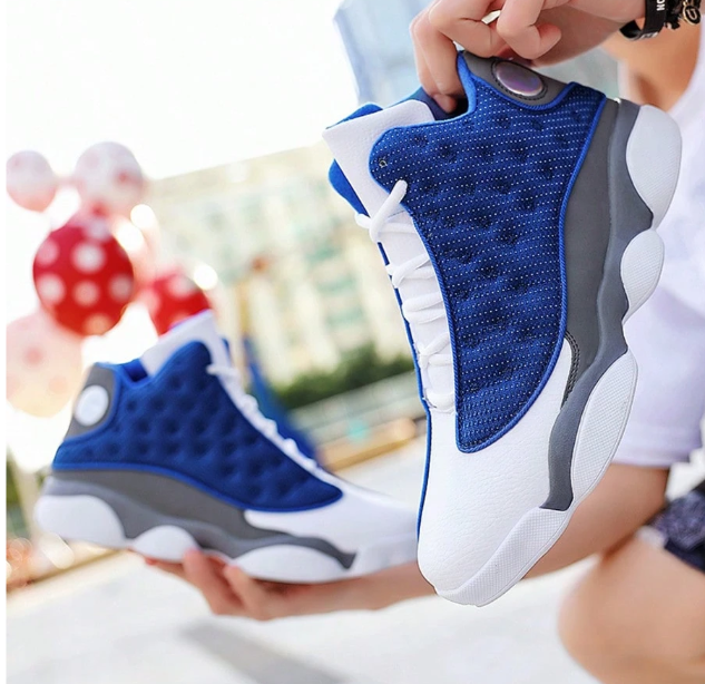 Men Personalized High-Top Basketball Shoes,Wave Sole Basketball Sneakers, High-Top, Personalized Basketball Sneakers, Street Style