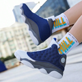 Men Personalized High-Top Basketball Shoes,Wave Sole Basketball Sneakers, High-Top, Personalized Basketball Sneakers, Street Style