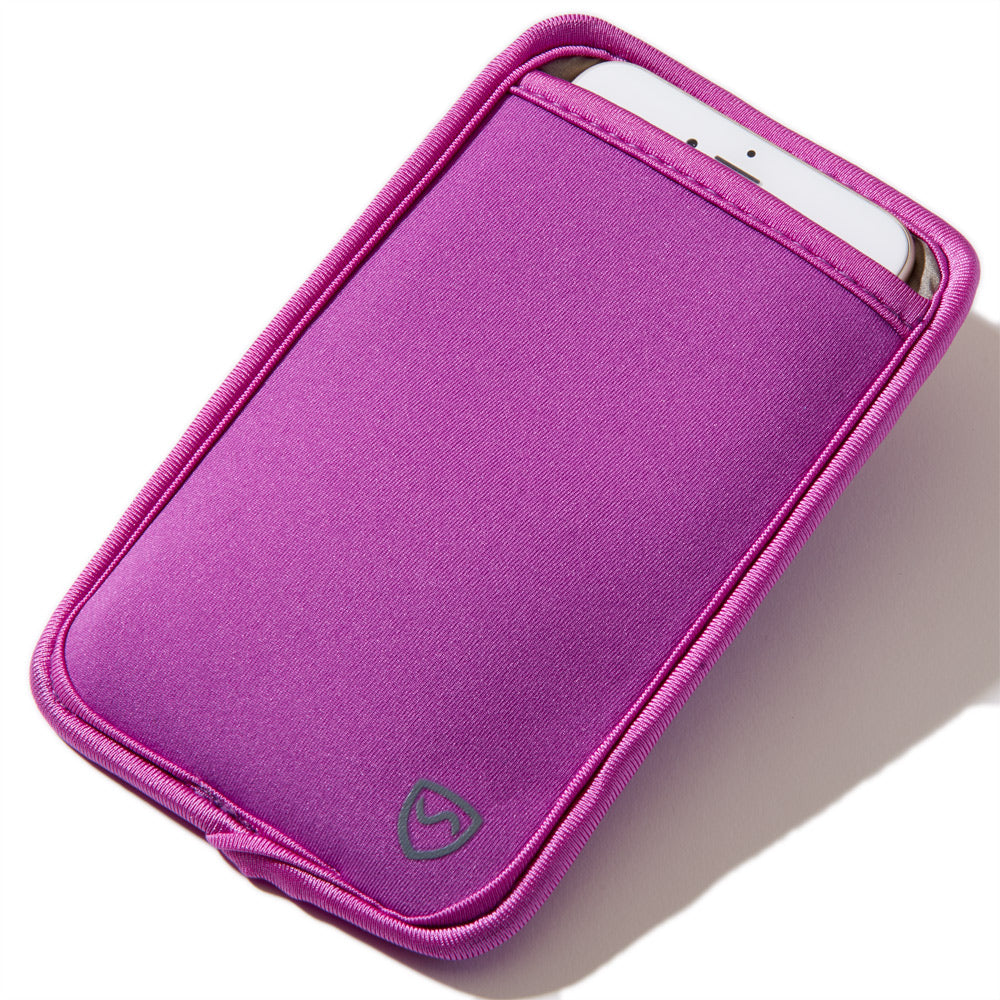 SYB Phone Pouch made with SaferBody shield for EMF protection, fits all phones, neoprene material with nickel/cobalt alloy lining