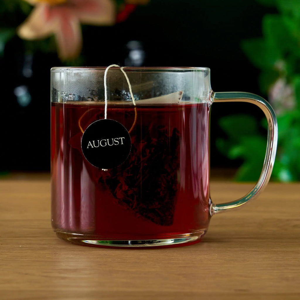 Jet Black Roasty Coffee Black Tea 15 tea bags packaging with espresso and hazelnut flavors