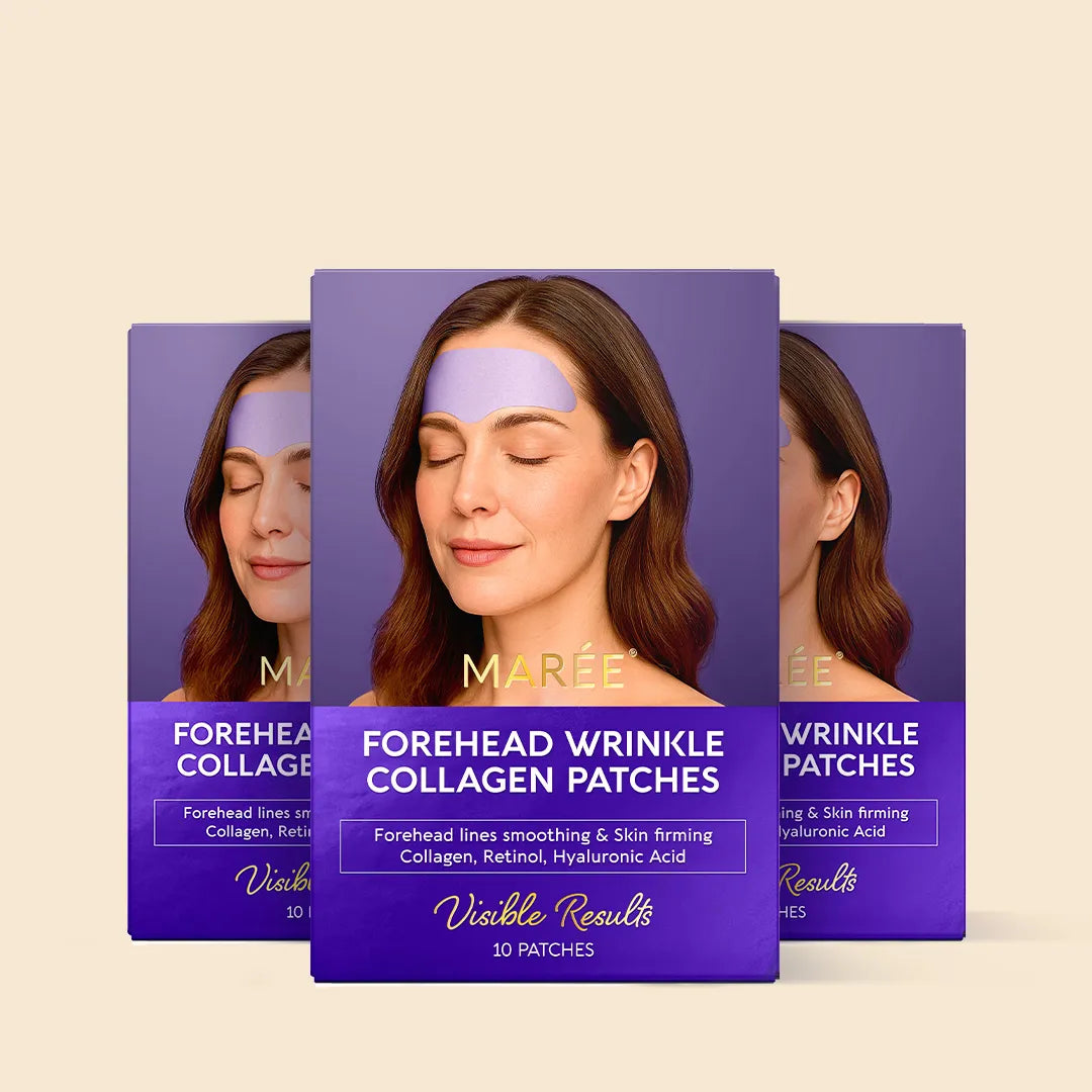 Anti-wrinkle forehead patches smoothing skin and reducing wrinkles for a youthful look