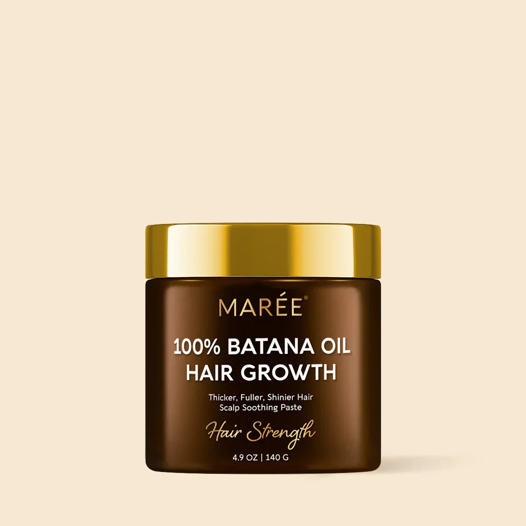Jar of Pure Batana Hair Growth Paste with natural ingredients for healthy hair growth