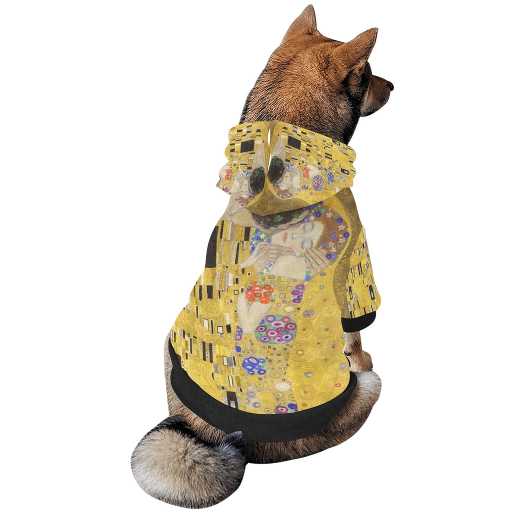 Klimt The Kiss Button Hoodie