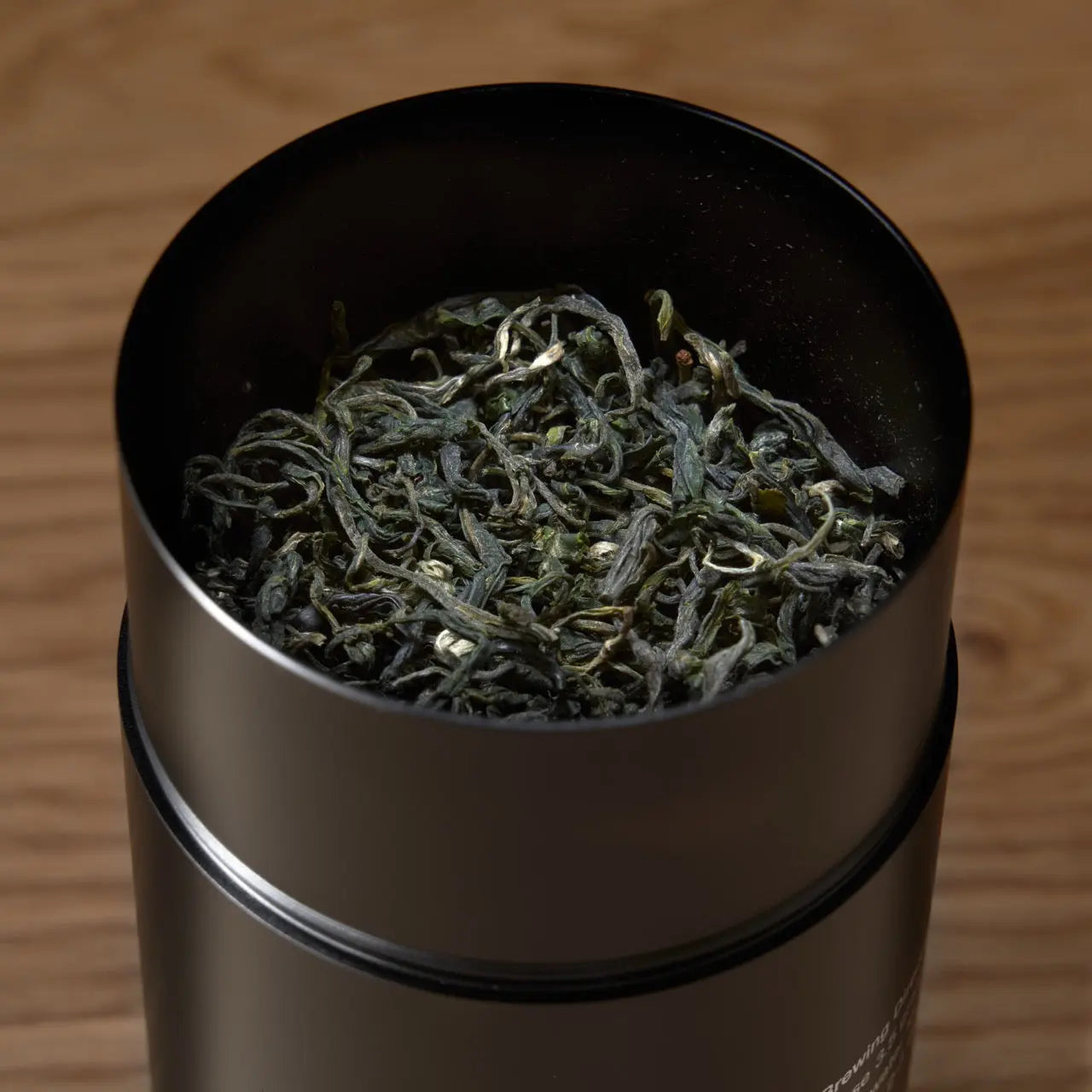 Luxury gift set of Rare Leaves teas in full-size tins with sleek aluminum caddies