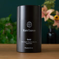Rare Leaves Gold Nepalese black tea in premium aluminum tin with flavor notes of roasted barley, clover, and honey