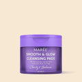 12% Niacinamide Smooth & Glow Pads with hyaluronic acid and marine collagen for moisturizing and anti-aging skin care