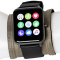 SYB Wrist Band designed to shield smartwatch users from EMF and 5G radiation with silver thread fabric